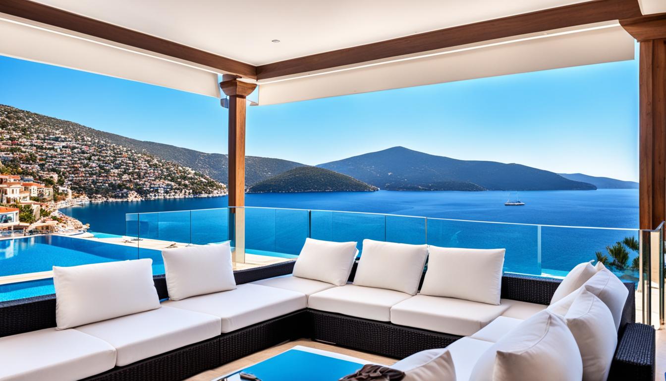 Luxurious Kalkan vacation rental with stunning sea views