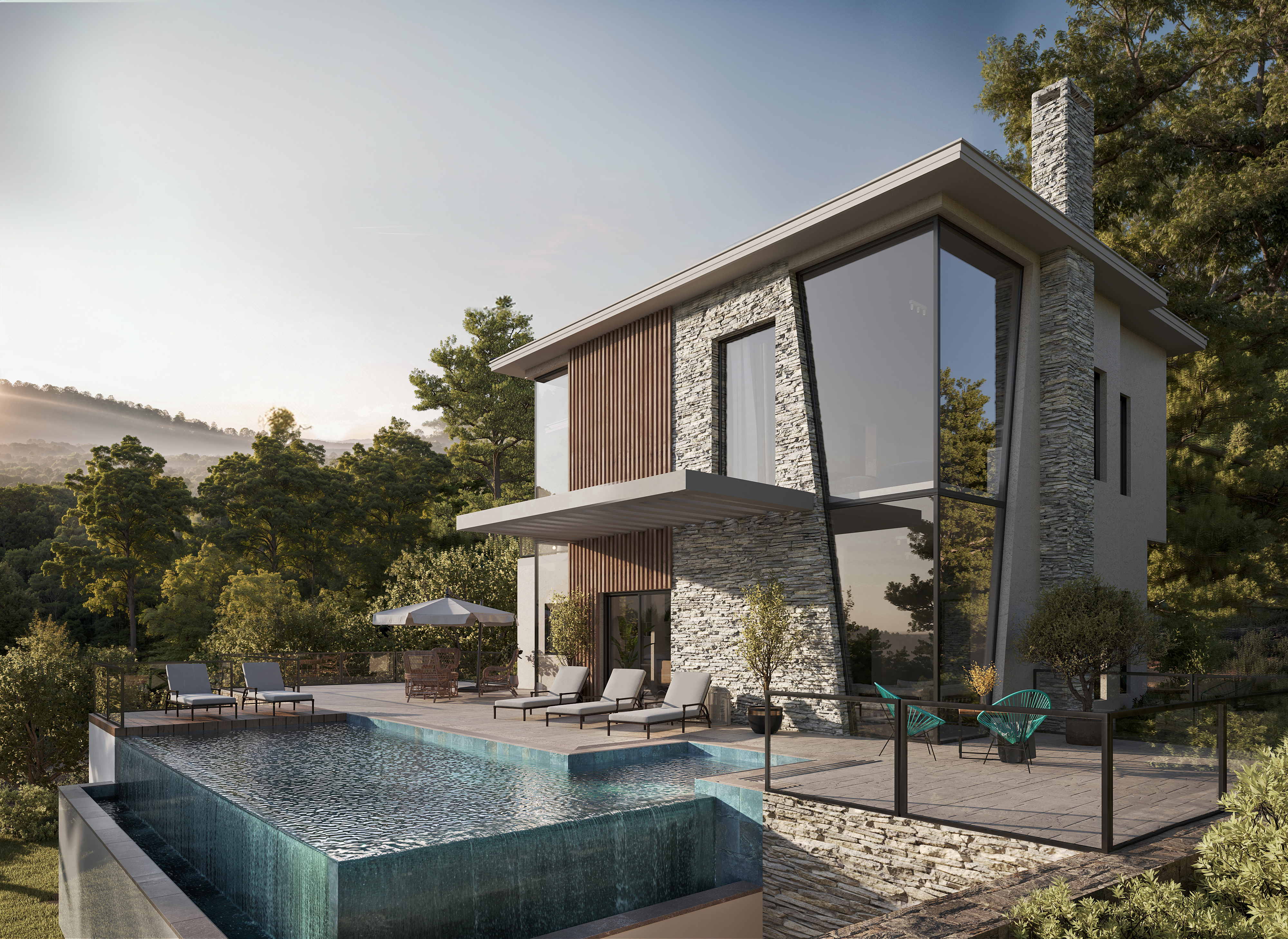 Luxury Villas with Mountain Views Slide Image 1