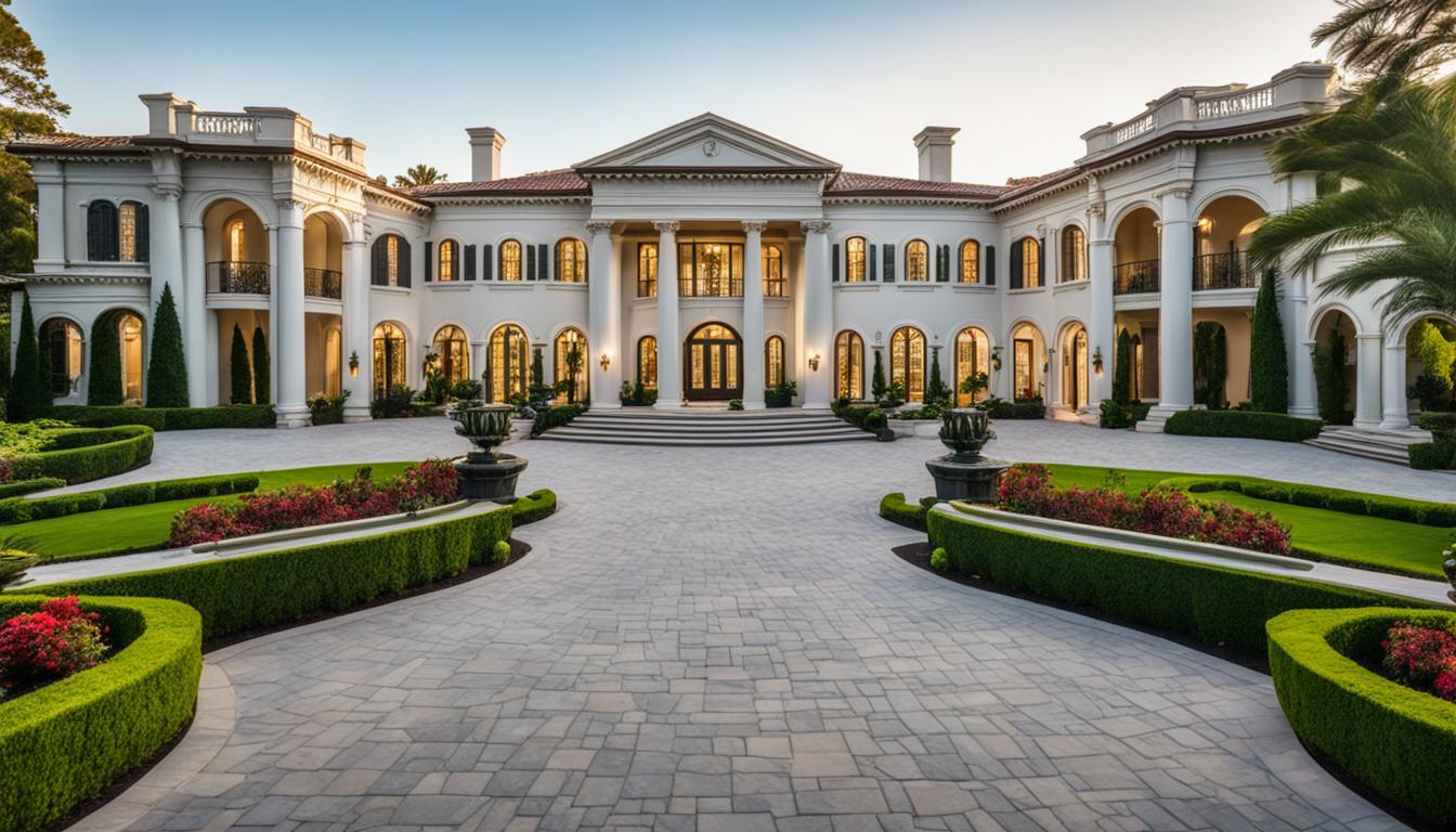 Splendor and majesty of mansion living