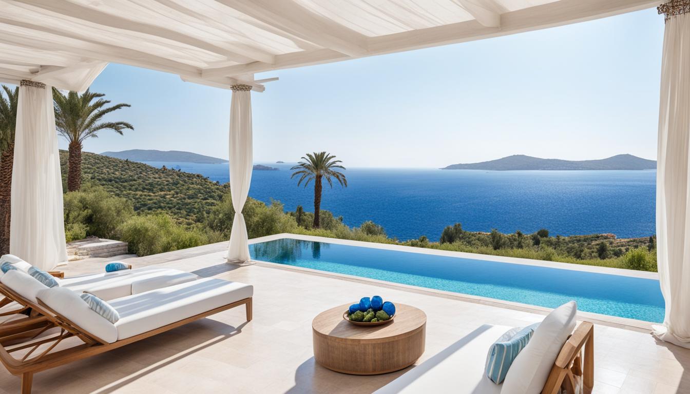 Luxurious Bodrum Villa with Aegean Architecture