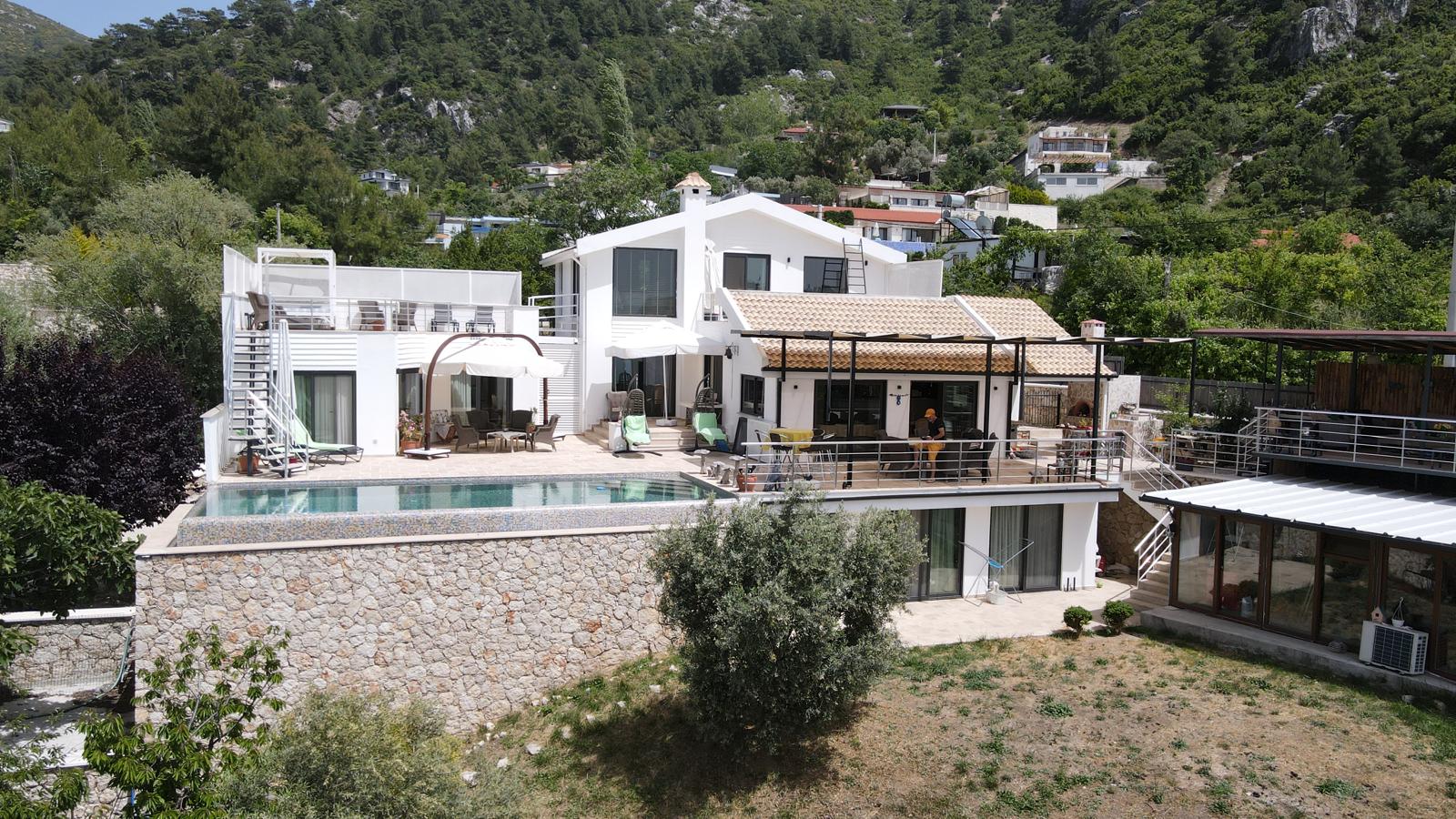 Secluded Mountain House in Kalkan Slide Image 3