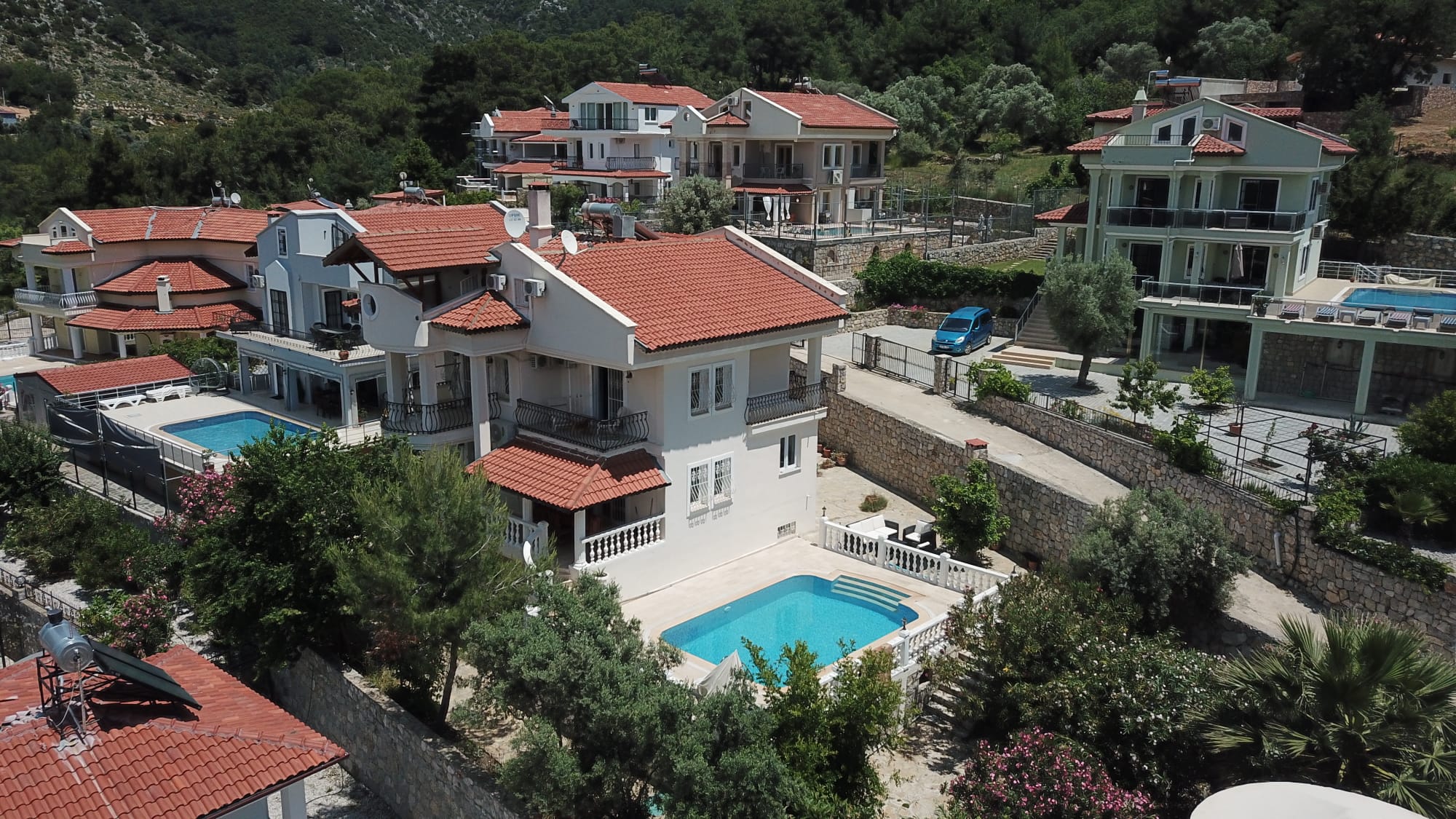 Spacious Uzumlu Mountain-View Villa